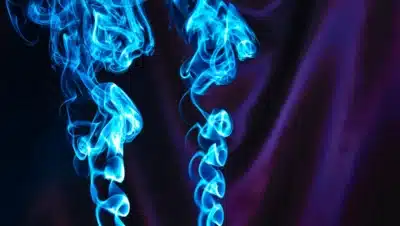 supermassive black hole accretion disk glowing plasma space art scientific visualization